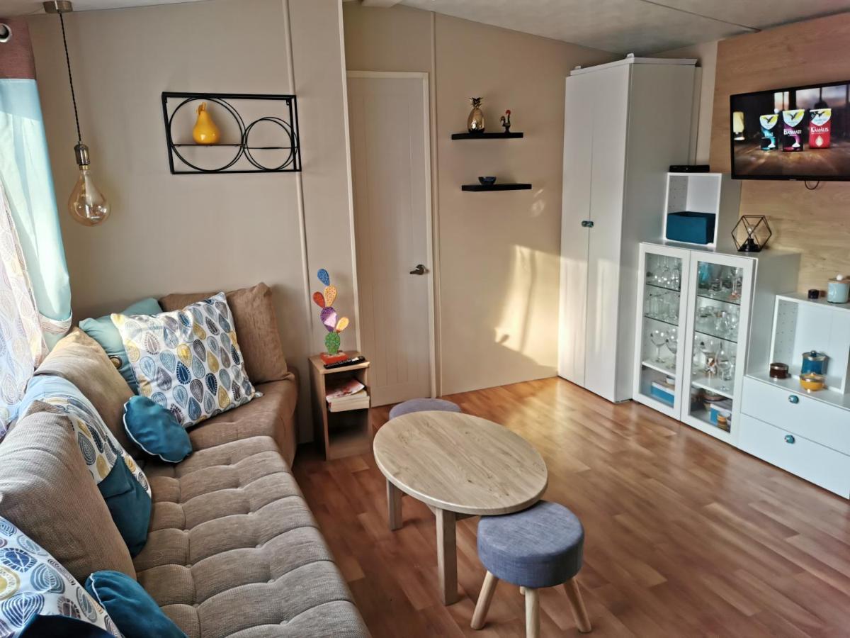 סן ז'אן דה מון Camping Les Bois Mobil Home Grand Luxe 3Ch 2Sdb מראה חיצוני תמונה